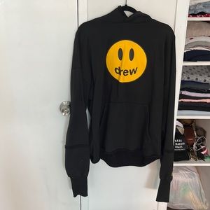 Black and yellow original drew sweatshirt